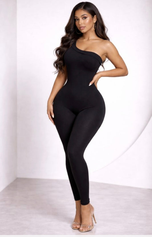 One Shoulder Jumpsuit