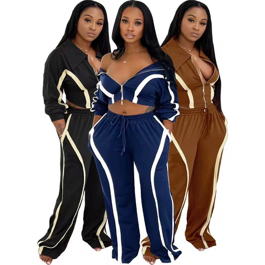 Two Piece Wide Leg Set